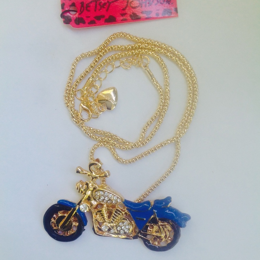 NWT Betsy Johnson Harley Necklace